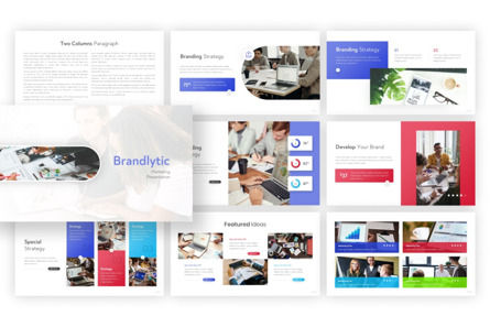 Brandlytic Marketing Powerpoint Template, Slide 2, 09720, Finanza/Contabilità — PoweredTemplate.com