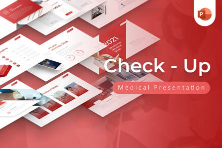 Check Up Medical Powerpoint Presentation Template, PowerPoint-sjabloon, 09726, Medisch — PoweredTemplate.com