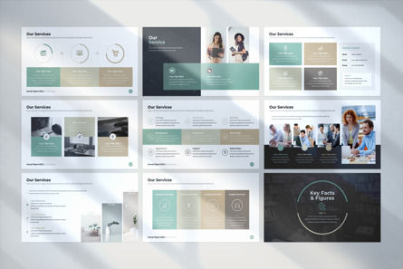 Annual Report PowerPoint Template, Slide 15, 09733, Lavoro — PoweredTemplate.com