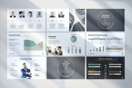 Annual Report PowerPoint Template, Diapositive 19, 09733, Business — PoweredTemplate.com