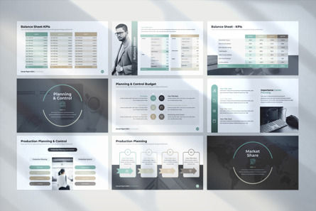 Annual Report PowerPoint Template, Slide 21, 09733, Lavoro — PoweredTemplate.com