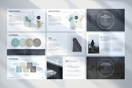 Annual Report PowerPoint Template, Slide 23, 09733, Lavoro — PoweredTemplate.com