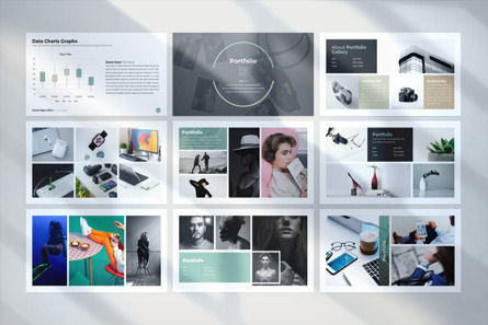 Annual Report PowerPoint Template, Slide 34, 09733, Lavoro — PoweredTemplate.com