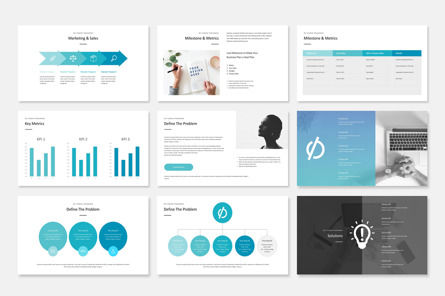 Business Plan PowerPoint Template, スライド 19, 09734, ビジネス — PoweredTemplate.com