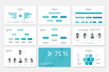 Business Plan PowerPoint Template, スライド 22, 09734, ビジネス — PoweredTemplate.com