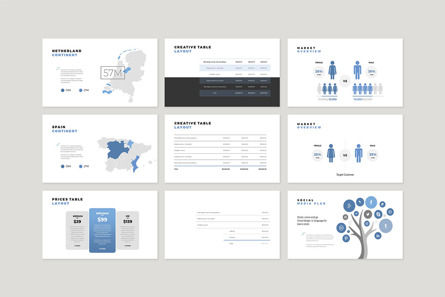 ENTER Minimalist PowerPoint Template, 슬라이드 21, 09738, 비즈니스 — PoweredTemplate.com