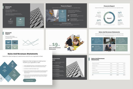 Annual Report Presentation Template, Slide 15, 09740, Business — PoweredTemplate.com