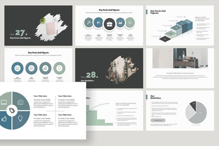 Annual Report Presentation Template, Diapositive 21, 09740, Business — PoweredTemplate.com