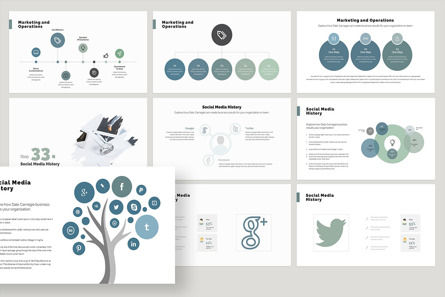 Annual Report Presentation Template, Diapositive 24, 09740, Business — PoweredTemplate.com