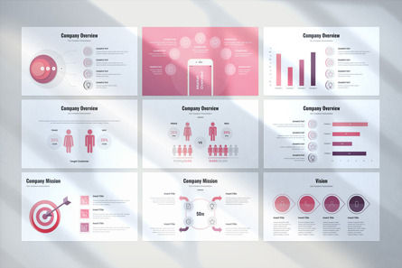 Marketing Plan PowerPoint Template, Dia 8, 09742, Bedrijf — PoweredTemplate.com