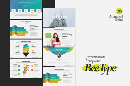 Bee Type Presentation Template, 슬라이드 2, 09743, 비즈니스 — PoweredTemplate.com