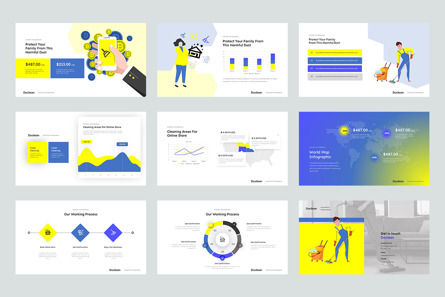 Doclean GoogleSlide Templates, Diapositive 5, 09749, Business — PoweredTemplate.com
