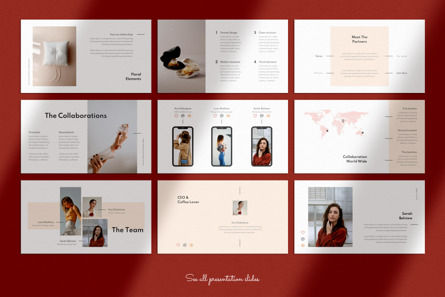 Brand Guidelines Presentation Template, Diapositiva 6, 09763, Negocios — PoweredTemplate.com