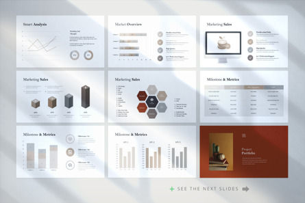 Minimal Business Plan PowerPoint Template, Diapositive 13, 09765, Business — PoweredTemplate.com