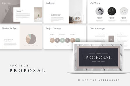 Project Proposal Presentation Template, Diapositive 2, 09779, Business — PoweredTemplate.com