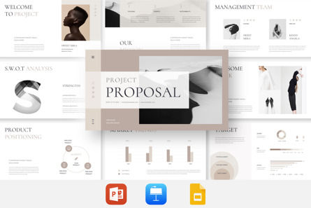 Project Proposal Presentation Template, 09780, Business — PoweredTemplate.com