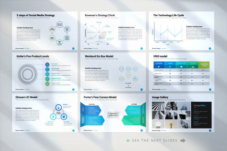 Business Strategy PowerPoint Template, Slide 10, 09784, Lavoro — PoweredTemplate.com