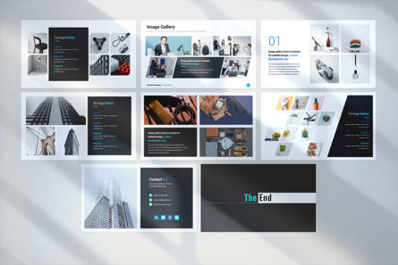 Business Strategy PowerPoint Template, Diapositiva 11, 09784, Negocios — PoweredTemplate.com