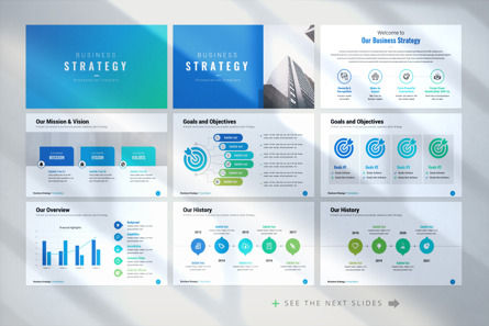 Business Strategy PowerPoint Template, Deslizar 5, 09784, Negócios — PoweredTemplate.com