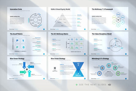 Business Strategy PowerPoint Template, Slide 9, 09784, Lavoro — PoweredTemplate.com
