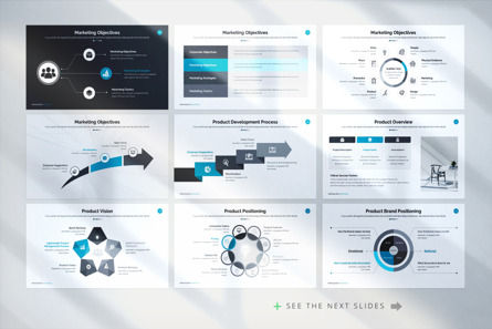 Marketing Plan PowerPoint Template, Diapositiva 6, 09785, Negocios — PoweredTemplate.com