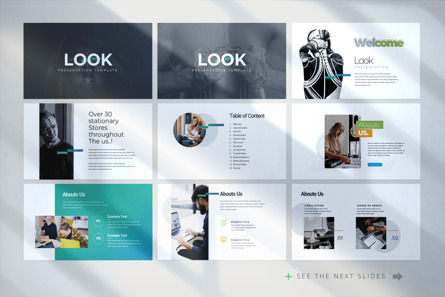 Look Minimal PowerPoint Template, Diapositive 5, 09803, Business — PoweredTemplate.com
