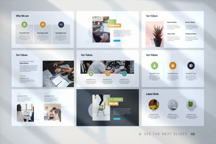 Look Minimal PowerPoint Template, Diapositive 8, 09803, Business — PoweredTemplate.com
