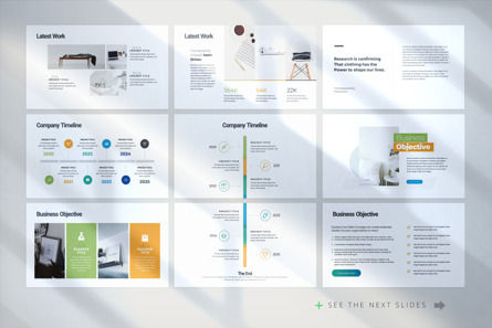 Look Minimal PowerPoint Template, Diapositive 9, 09803, Business — PoweredTemplate.com