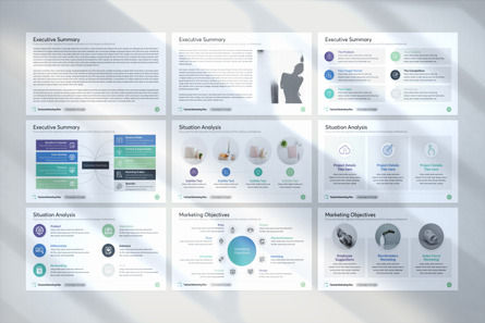 Tactical Marketing Plan PowerPoint Template, Diapositiva 6, 09808, Negocios — PoweredTemplate.com
