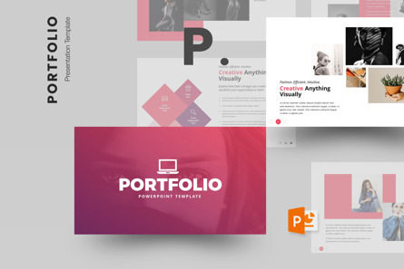 The Portfolio PowerPoint Template, Modelo do PowerPoint, 09828, Negócios — PoweredTemplate.com