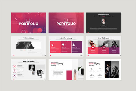The Portfolio PowerPoint Template, Slide 2, 09828, Business — PoweredTemplate.com