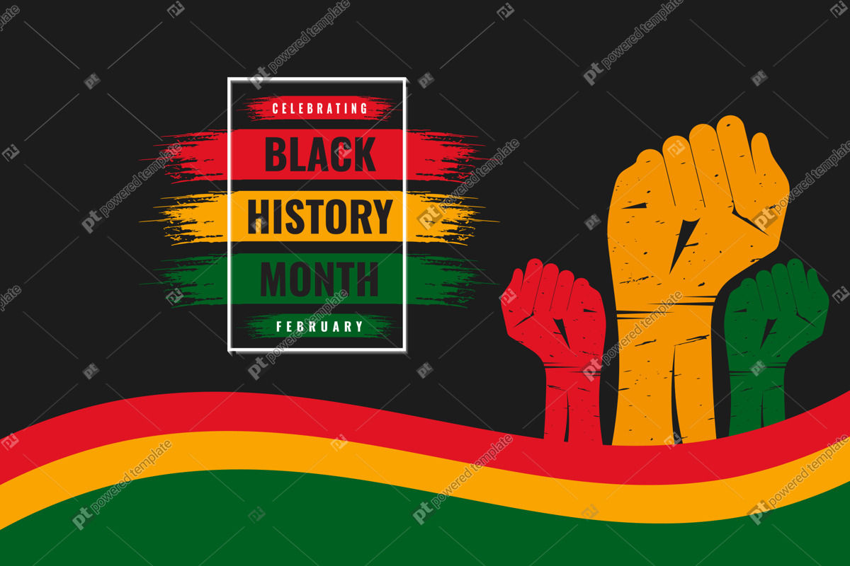 Black History Month Celebrate Vector Illustration Design Graphic Black  History Month Background | 02496 