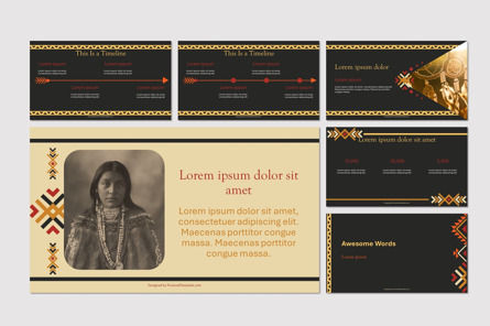 Native American Heritage Month Free Presentation Template, 幻灯片 3, 09833, 美国 — PoweredTemplate.com