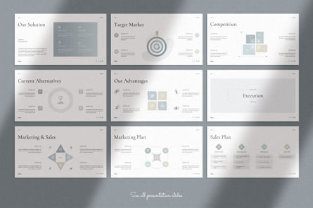 Business Plan Presentation Template, Diapositive 5, 09850, Business — PoweredTemplate.com