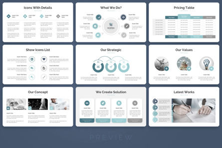 Modern Business Presentation Template, Diapositiva 5, 09855, Negocios — PoweredTemplate.com