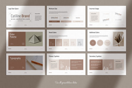 Brand Guidelines Presentation Template, Diapositive 3, 09858, Business — PoweredTemplate.com