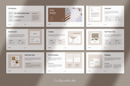 Brand Guidelines Presentation Template, Diapositiva 4, 09858, Negocios — PoweredTemplate.com