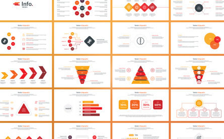 Business Infographics Presentation Template, Dia 2, 09859, Bedrijf — PoweredTemplate.com