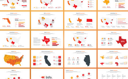 Business Infographics Presentation Template, Dia 5, 09859, Bedrijf — PoweredTemplate.com