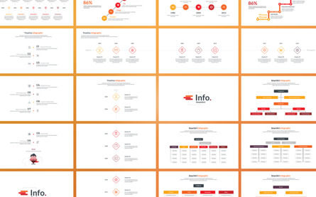 Business Infographics Presentation Template, Slide 6, 09859, Business — PoweredTemplate.com