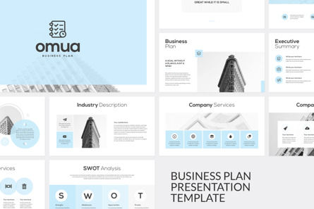 Business Plan Presentation Template, Modello PowerPoint, 09863, Lavoro — PoweredTemplate.com
