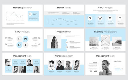 Business Plan Presentation Template, Diapositiva 5, 09863, Negocios — PoweredTemplate.com