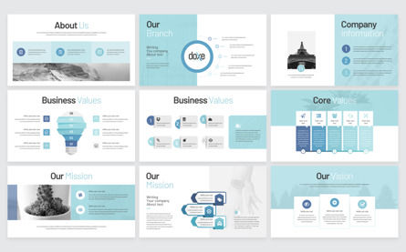 Business PowerPoint Presentation Template, 슬라이드 3, 09867, 비즈니스 — PoweredTemplate.com