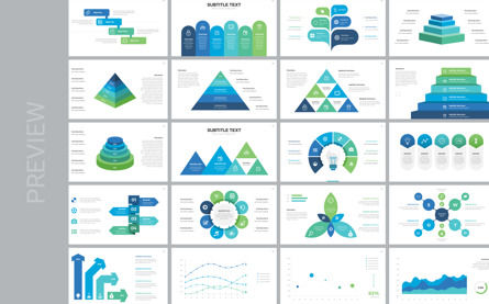 Business Infographic PowerPoint Presentation Template, Slide 3, 09870, Bisnis — PoweredTemplate.com
