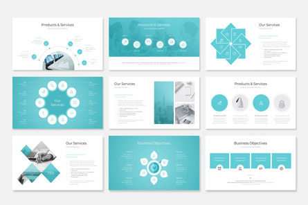 Business Plan Google Slide Template, Diapositiva 5, 09878, Negocios — PoweredTemplate.com