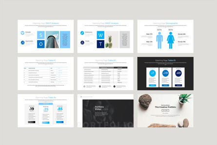 Look Minimal Google Slides, Diapositive 11, 09879, Business — PoweredTemplate.com