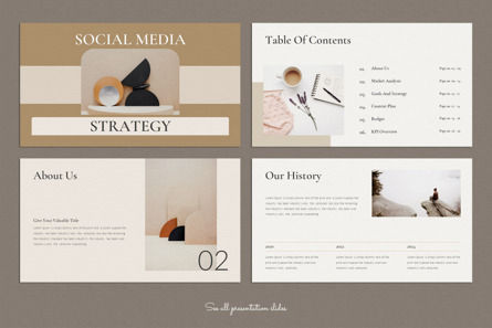 Social Media Strategy Presentation Template, Slide 2, 09889, Bisnis — PoweredTemplate.com