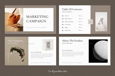 Marketing Campaign Presentation Template, Diapositive 2, 09890, Business — PoweredTemplate.com
