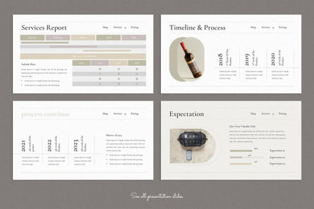 Servicing and Pricing Guide Presentation Template, スライド 5, 09891, ビジネス — PoweredTemplate.com