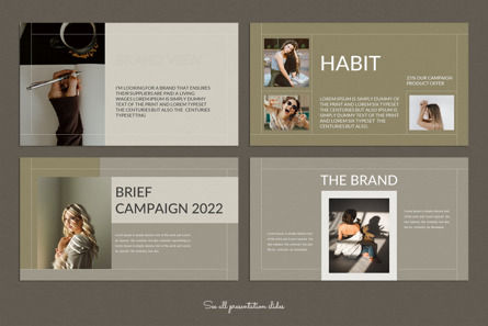 Brief Campaign Presentation Template, Slide 4, 09892, Lavoro — PoweredTemplate.com